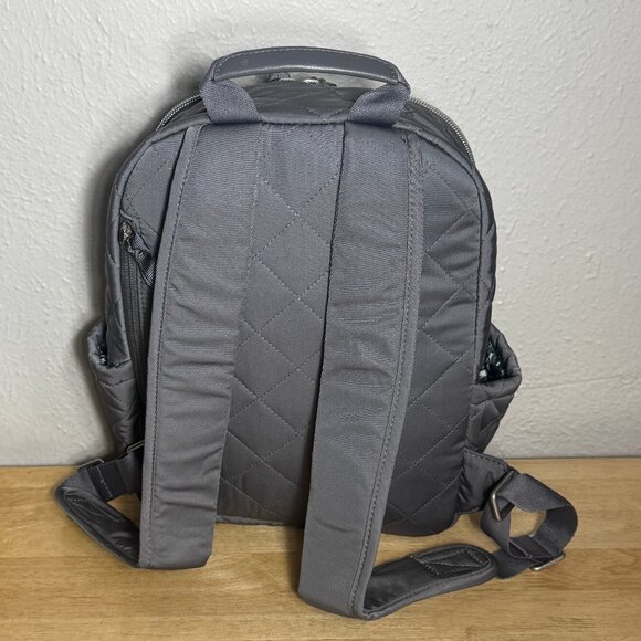 Vera Bradley Small Backpack in Performance Twill Shadow Gray NWT main image 5